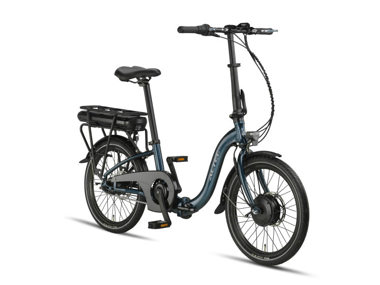 Altec - Compact vouwfiets 20 inch 39 cm unisex 7v hydraulische schijfrem petrolblauw