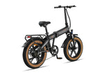 Altec cross fatbike vouwfiets 20 inch 39 cm unisex 7v schijfrem matzwart
