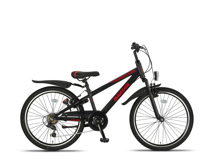 Altec - Dakota mtb 24 inch jongens 7v v-brakes zwart