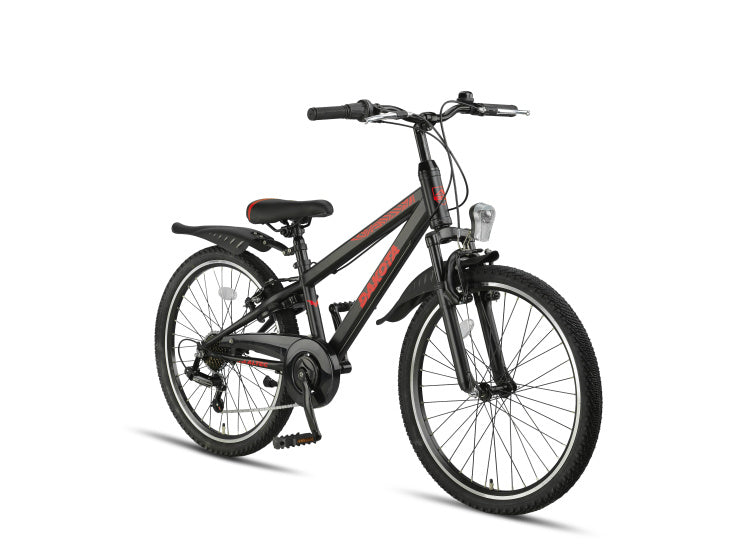 Altec - Dakota mtb 24 inch jongens 7v v-brakes zwart