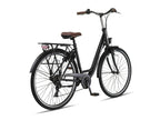 Altec - Metro 28 inch 49 cm dames 7v v-brakes matzwart