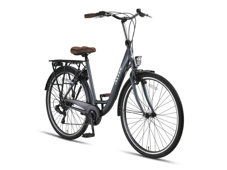 Altec - Metro 28 inch 52 cm dames 7v v-brakes antraciet