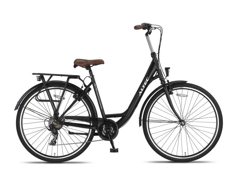 Altec - Metro 28 inch 55 cm dames 7v v-brakes matzwart