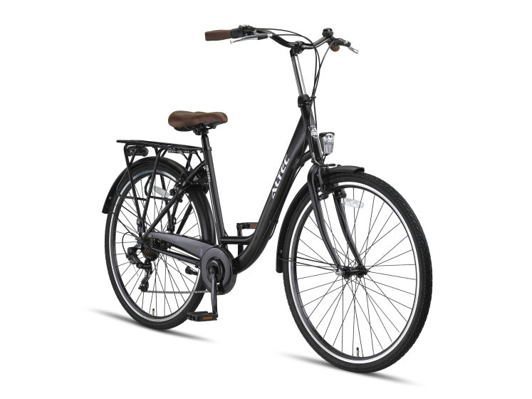 Altec - Metro 28 inch 55 cm dames 7v v-brakes matzwart