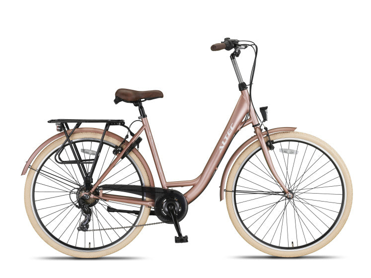Altec - Metro 28 inch 52 cm dames 7v v-brakes zalmroze