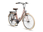 Altec - Metro 28 inch 52 cm dames 7v v-brakes zalmroze