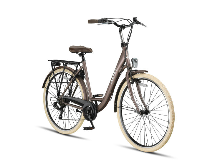 Altec - Metro 28 inch 52 cm dames 7v v-brakes terracotta