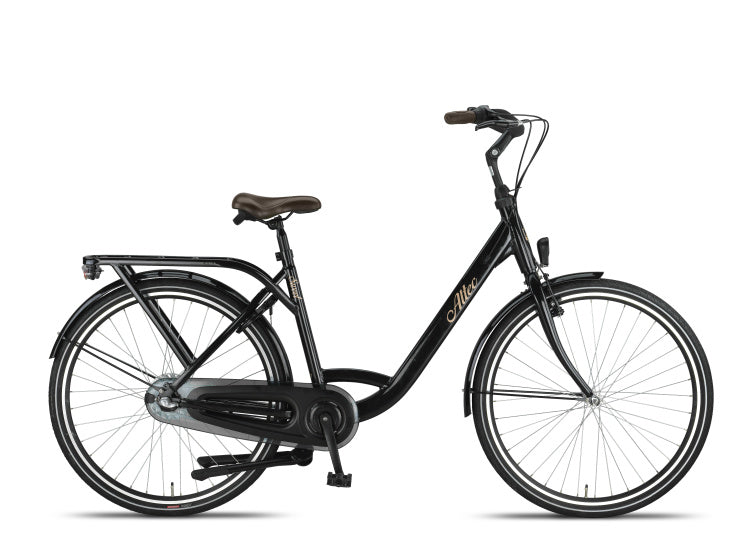Altec - Sweet moederfiets 28 inch 55 cm dames 3v rollerbrake zwart