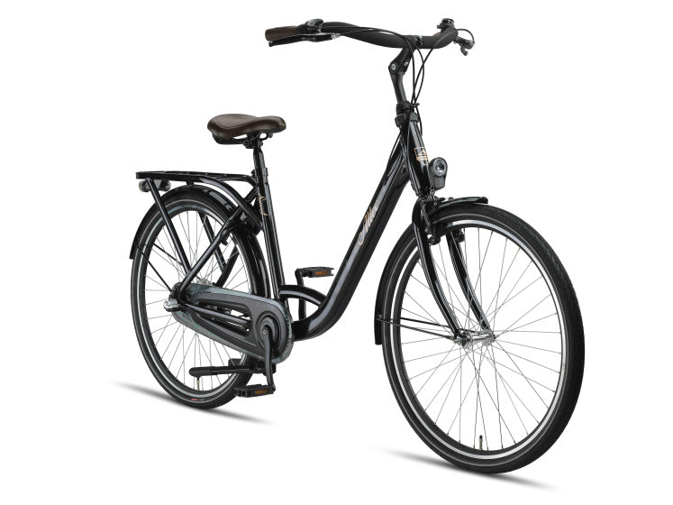 Altec - Sweet moederfiets 28 inch 55 cm dames 3v rollerbrake zwart