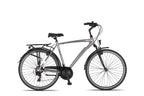 Altec - trekking 28 inch 56 cm heren 21v v-brakes zilvergrijs