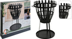 Ambiance 2-in1 Vuurkorf met BBQ Grill 660°C Ø 54 cm Zwart