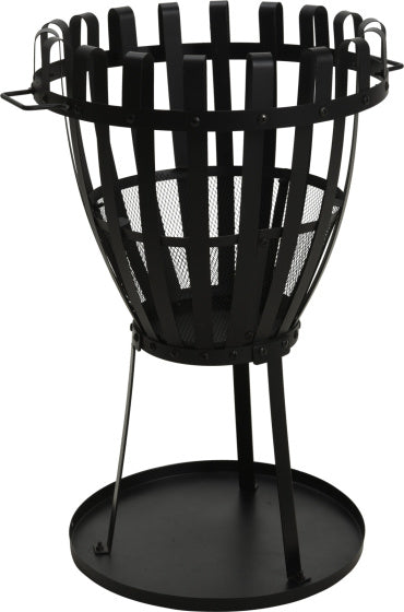 Ambiance 2-in1 Vuurkorf met BBQ Grill 660°C Ø 54 cm Zwart