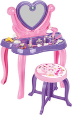 Pilsan Heart speelgoedmake-uptafel met geluid paars 21-delig