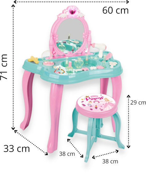 Pilsan Make-up tafel lichten geluidseffecten roze