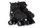 Aventuri verstelbare rolschaatsen semi-softboot zwart maat 31-34 (s)