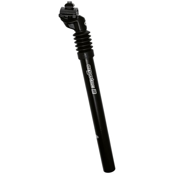 Ergotec zadelpen sp-3.0 verend 350 x 31,6 mm 18 mm offset zwart