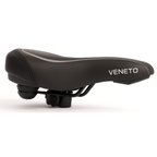 Edge fietszadel veneto incl. oppakbeugel en achterlicht - zwart