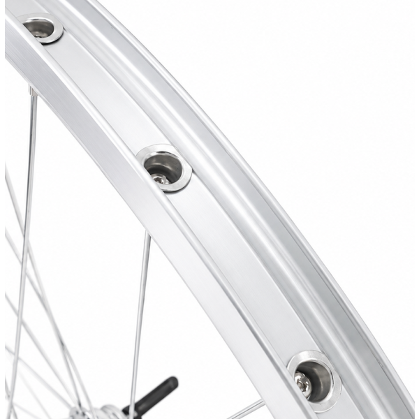 - Achterwiel 28 x 1/4'' aluminium ZAC 2000 velg - Favorit remnaaf - zilver