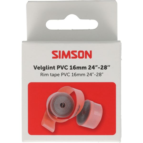 Simson - Velglint 24i -28i 16mm breed pvc