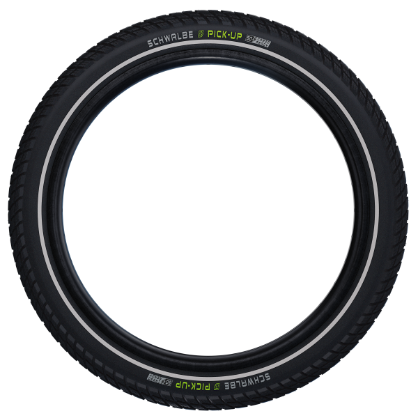 Schwalbe - Buitenband pick-up e-cargo wired 20 inch / 65-406 - zwart met reflectie