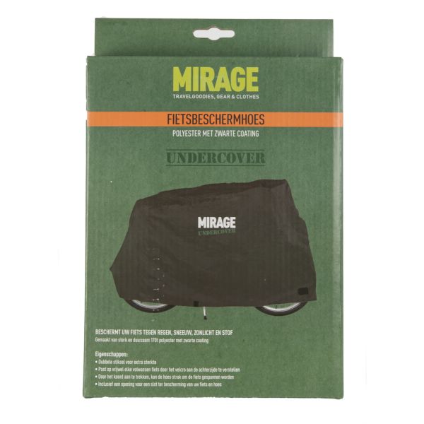 Mirage - Fietsbeschermhoes undercover 170d zwart polyester