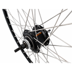 Shimano - Achterwiel 28 inch nexus 7 naaf (zwart) - zac2000 velg (zwart/zilver) met rvs spaken - voor schijfrem