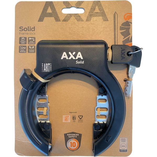 Axa - Ringslot solid zwart spatbordbevestiging