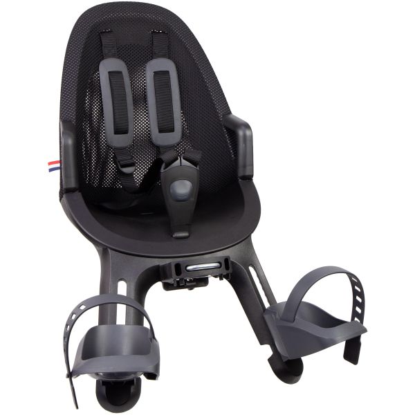 Qibbel - voorzitje air incl. adapter 1? ge�nt. kabels zwart
