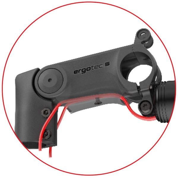 Ergotec - Ergotec Stuurpen ahead 50 xl si ø28.6mm vork / 90mm / ø31.8mm - zwart