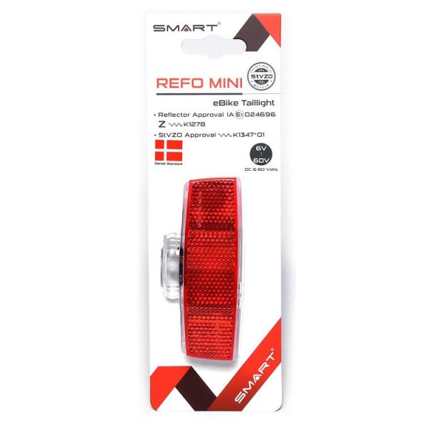 Smart dragerachterlicht refo mini 50 80 mm batterij