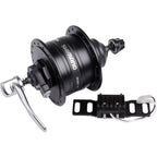 Shimano dynamonaaf hd-3d37 3 watt - 32 gaats - center lock - snelspanner - zwart