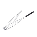 Bbq visgrill 58 cm zwart chroom
