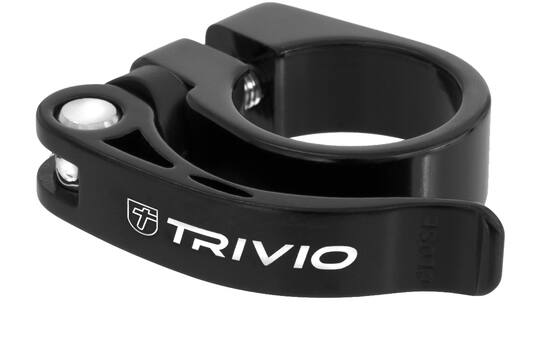 Trivio - Trivio - zadelpenklem aluminium zwart 34.9mm quick release