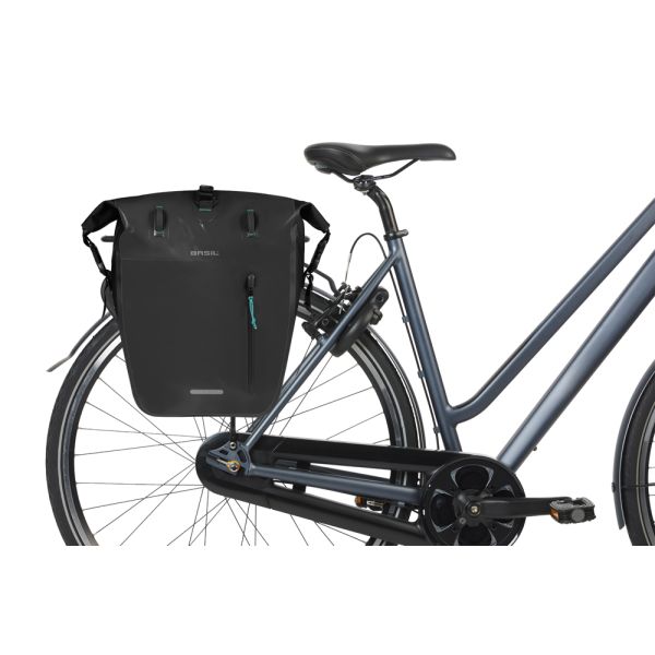 BASIL - BASIL Tas rivo l enkel zwart | mik hooks | 15l