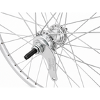 Achterwiel 28 x 1 4'' aluminium zac 2000 velg - favorit remnaaf - zilver