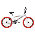 Royal bmx fiets -bugatti tornado freestyle 20 inch - wit met rode banden