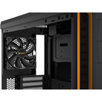 Be quiet! pure base 600 window midi tower behuizing (zwart oranje | 2x usb-a | tempered glass)