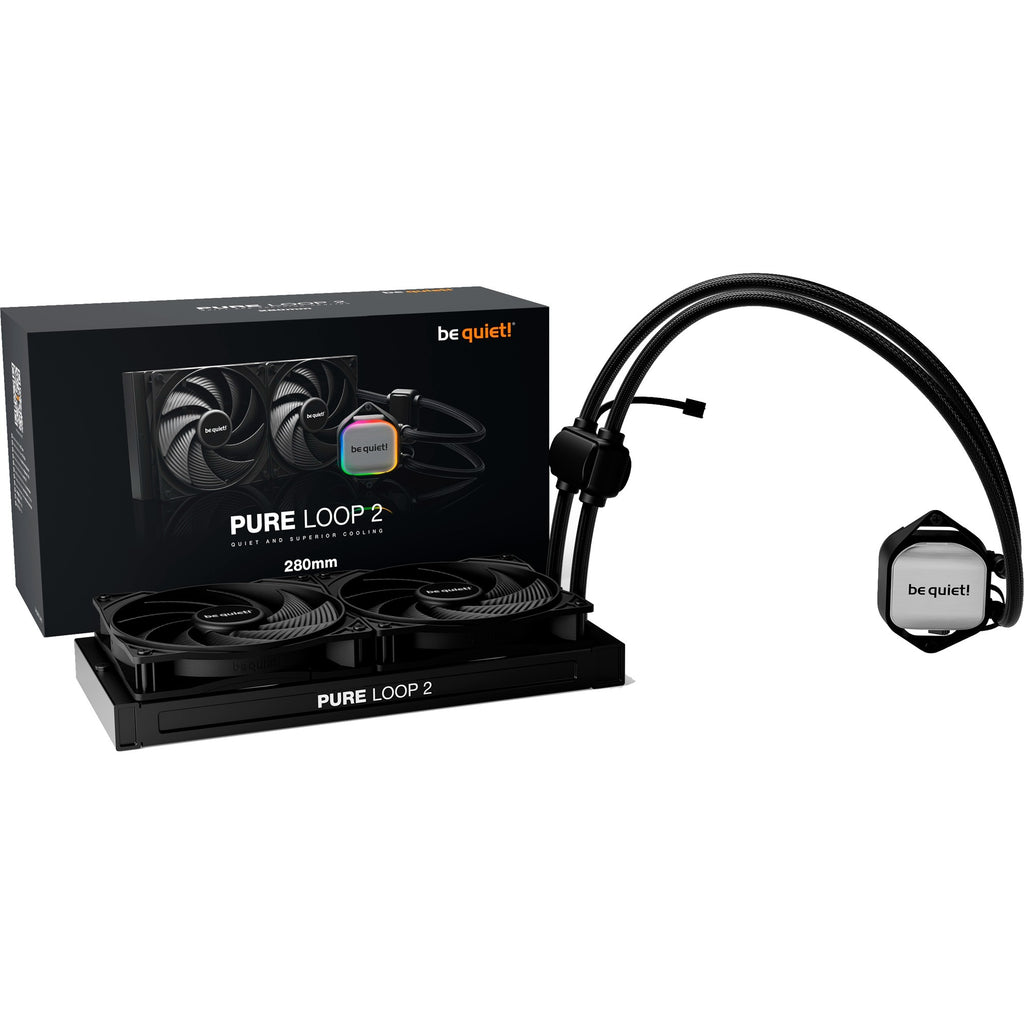 Be quiet! pure loop 2 280 waterkoeling (zwart, 4-pins pwm fan-connector)