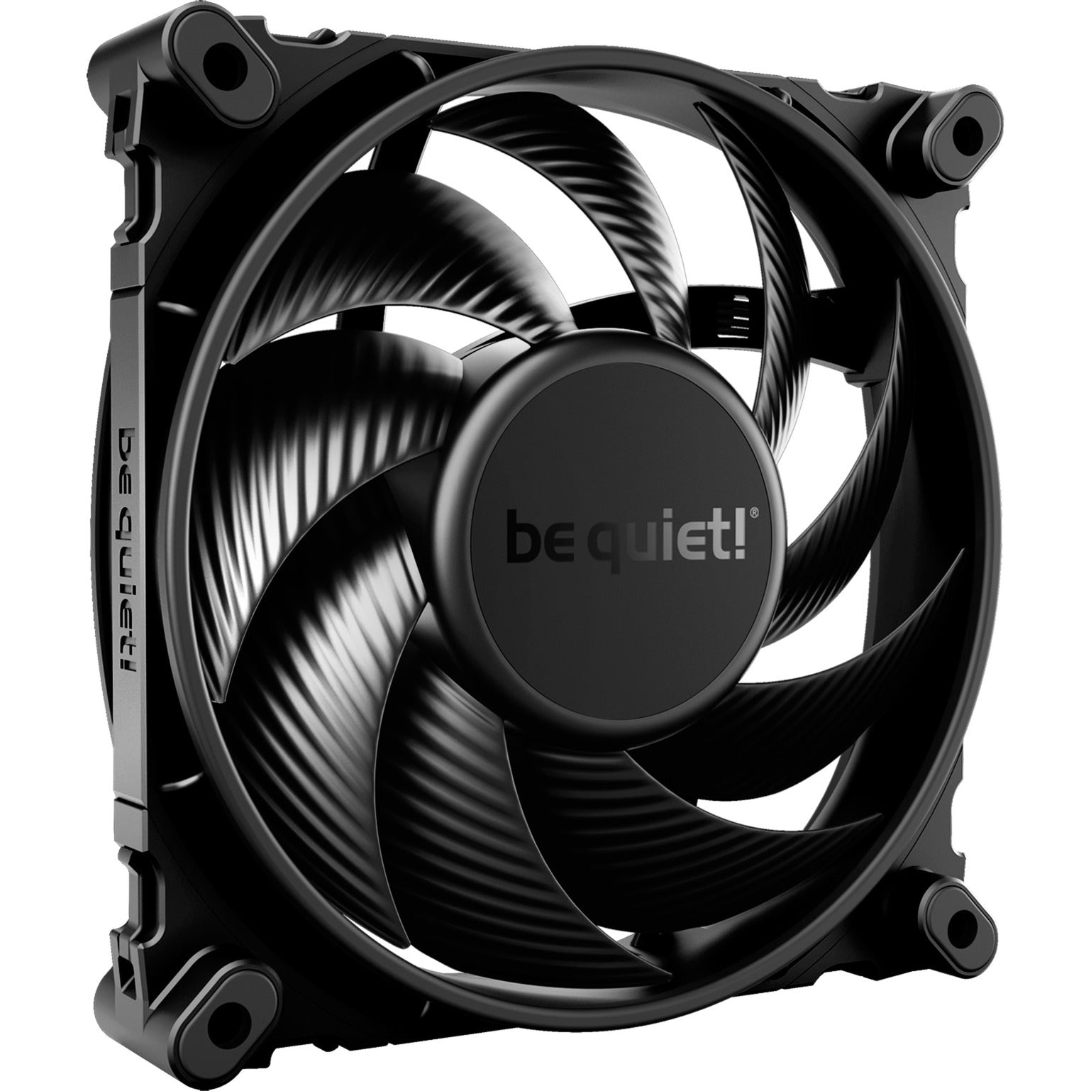 Be quiet! silent wings 4 pwm high-speed case fan (zwart, 120 x 120 x 25 mm)