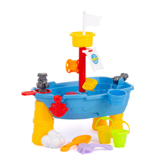 Beach toys compact zand- en watertafel met accessoires 21-delig