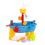 Beach toys compact zand- en watertafel met accessoires 21-delig