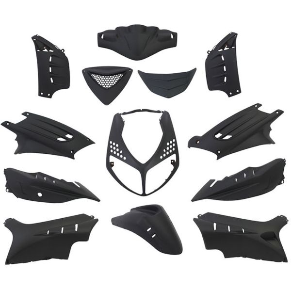 Edge - Plaatset 13-delig voor peugeot speedfight 2 - mat zwart