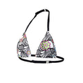 Beco Bikinitop Mix It meisjes polyester zwart wit maat 176