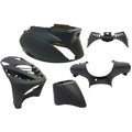 Edge plaatset 5-delig voor piaggio zip-sp vanaf bouwjaar 2000 - mat zwart