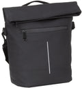 Bike splash waterafstotende stuurtas met schouderhengsel 6l zwart