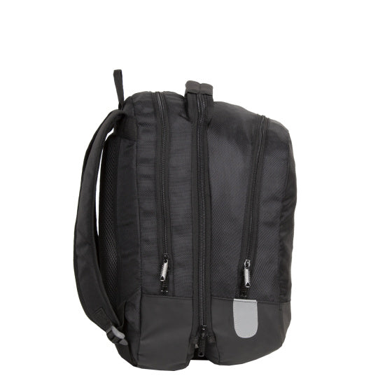 Bike wave fietsrugzak dubbele fietstas nylon 20l zwart