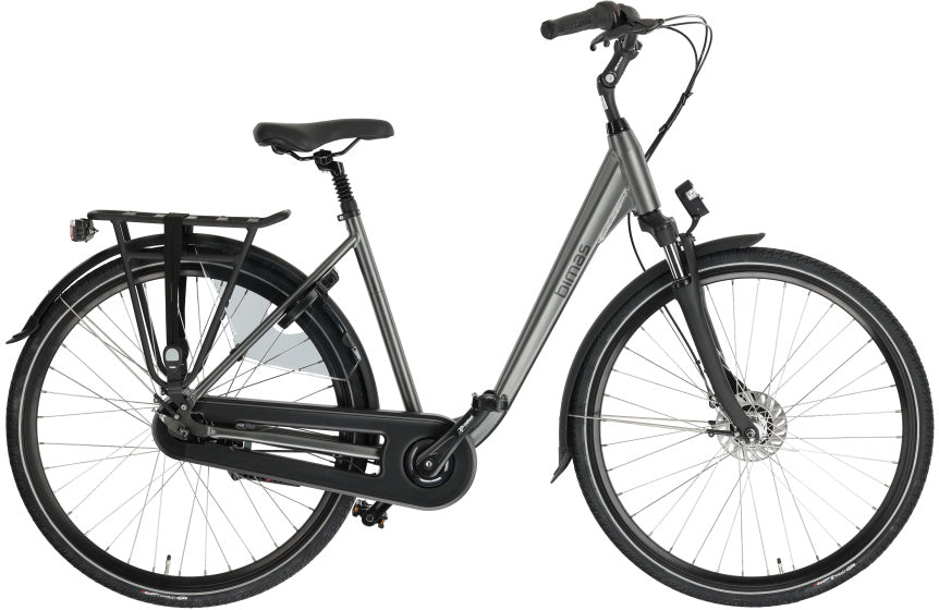 Bimas - Bimas City 7.3 28 inch 50 cm dames 7v rollerbrake matgrijs