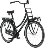 Bimas - Bimas Transporter 1.0 28 inch 57 cm dames terugtraprem matzwart