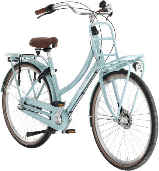 Bimas - Bimas Transporter 3.3 28 inch 50 cm dames 3v rollerbrake mintblauw