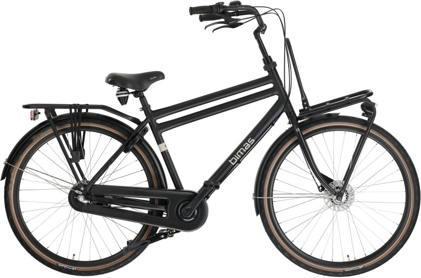 Bimas - Bimas Transporter 3.3 28 inch 50 cm heren 3v rollerbrake matzwart